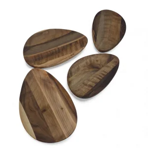 سینی چوبی طرح قطره در سایزهای مختلف کد WD6470