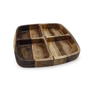 اردو خوری چوبی مربع 4 خانه کد WD6475