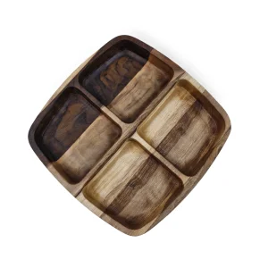 اردو خوری چوبی مربع 4 خانه کد WD6475