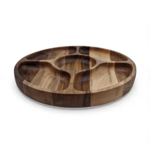 اردو خوری چوبی گرد 5 خانه کد WD6476