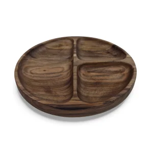 اردو خوری چوبی گرد 3 خانه کد WD6477