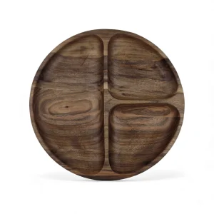 اردو خوری چوبی گرد 3 خانه کد WD6477