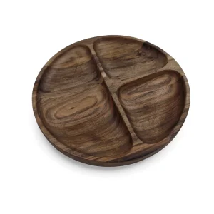 اردو خوری چوبی گرد 3 خانه کد WD6477