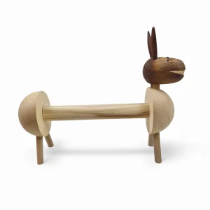 جادستمال رولی چوبی طرح الاغ کد WD6494