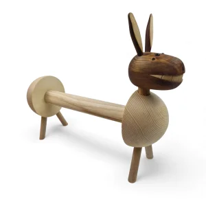 جادستمال رولی چوبی طرح الاغ کد WD6494