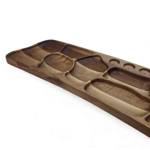 اردو خوری چوبی بزرگ 7 خانه با جای شات کد WD6496