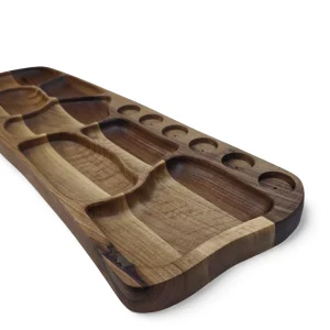 اردو خوری چوبی بزرگ 7 خانه با جای شات کد WD6496