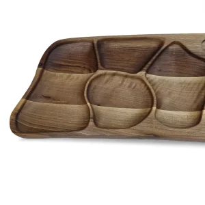 اردو خوری چوبی بزرگ 7 خانه با جای شات کد WD6496