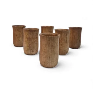 لیوان چوبی ساده کد WD6504