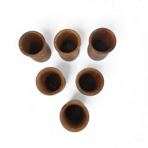 لیوان چوبی ساده کد WD6504