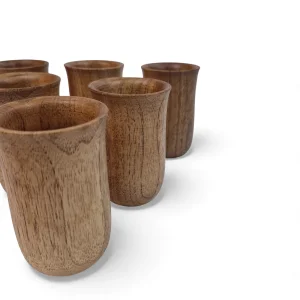 لیوان چوبی ساده کد WD6504