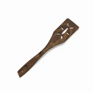 کفگیر چوبی شیار دار کد WD6515