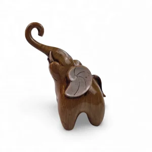 مجسمه دکوری فیل طرح مادر و بچه کد WD6524