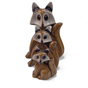 ست مجسمه روباه 3 تایی کد WD6525