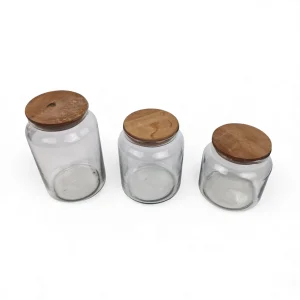 خرید ظرف بنشن و حبوبات شیشه ای در سایزهای مختلف  کد WD6536