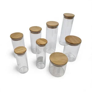 بانکه ادویه شیشه ای در سایزهای مختلف کد WD6507