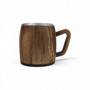 ماگ چوبی داخل فلزی کدWD6545