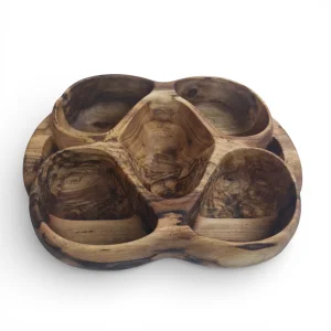 اردو خوری 5 خانه دسته دار گردو کد WD5819