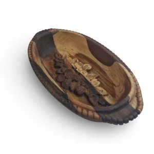 میوه خوری چوبی منبت بهار  کد WD6519