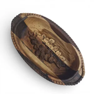 میوه خوری چوبی منبت بهار  کد WD6519