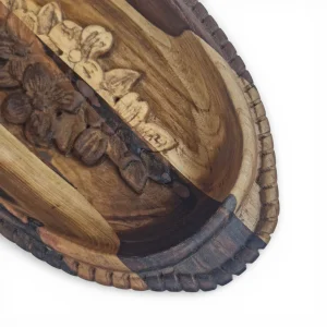 میوه خوری چوبی منبت بهار  کد WD6519