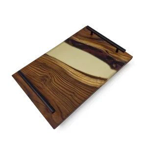 سینی چوب و رزین 30 سانت کد WD6560