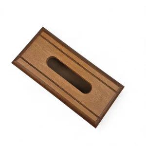 جعبه دستمال کاغذی چوبی ساده کد WD6559