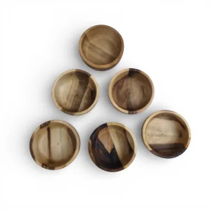 پیاله چوبی گرد کد WD6573