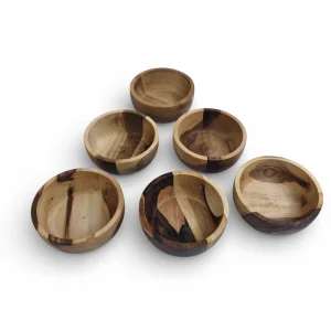 پیاله چوبی گرد کد WD6573