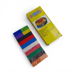 دومینو چوبی 100 عددی رنگی کد WD6575