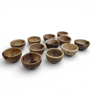 پیاله چوبی ساده گردو  کد WD6297