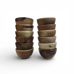 پیاله چوبی ساده گردو  کد WD6297