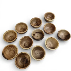 پیاله چوبی ساده گردو  کد WD6297