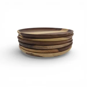 بشقاب چوبی گرد کد WD5517