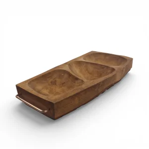 اردوخوری سه خانه دسته فلزی کد WD5681