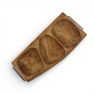 اردوخوری سه خانه دسته فلزی کد WD5681