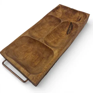 اردوخوری چهار خانه دسته فلزی کد WD5682