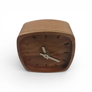 ساعت رومیزی چوبی مربع کد WD6599