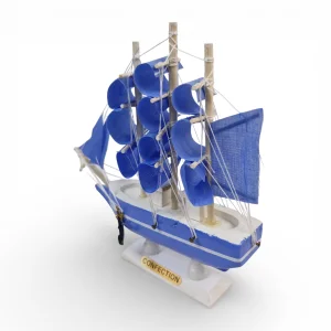 کشتی دکوری چوبی بادبانی در سایزهای مختلف کد WD6602