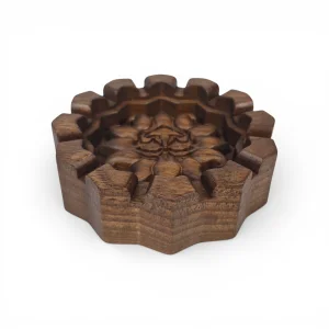 زیر سیگاری منبت طرح صورتک شرقی  کد WD6613