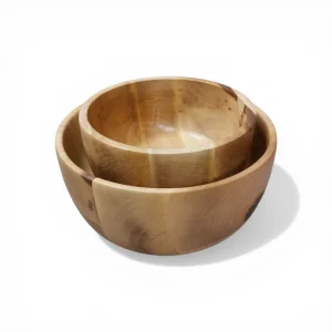 کاسه چوبی گرد در چند سایز کد WD6628