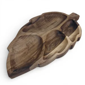 اردو خوری چوبی طرح برگ 4 خانه کد WD6635