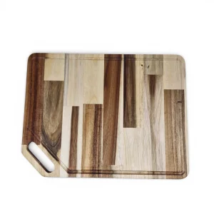 تخته گوشت چوبی دسته دار کد WD6651