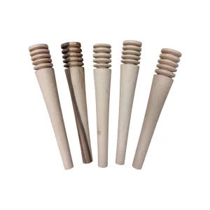 قاشق عسل چوبی مخروطی کد WD6663