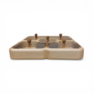 جعبه پذیرایی درب پلکسی مربع 5 خانه کد WD6629