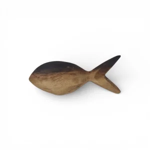 مجسمه ماهی چوبی در چند سایز کد WD6682