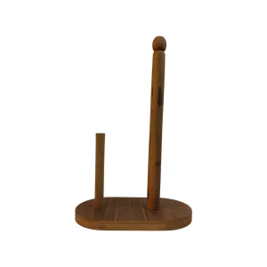 جا دستمال رول چوبی ایستاده کد WD6690