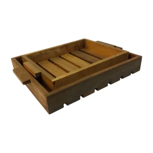 سینی چوبی طرح نرده در چند سایز کد WD6735