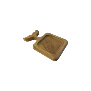 زیر لیوان چوبی طرح نهنگ کد WD6738
