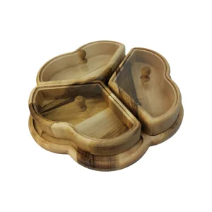 جعبه پذیرایی درب پلکسی طرح قلب کد WD6747